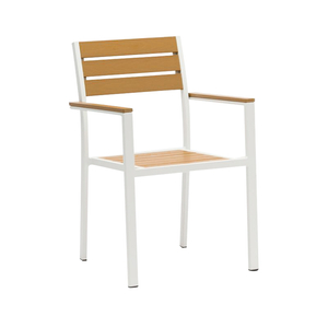 Les chaises de meubles de patio en bois d'extérieur pour restaurant 【PWC-20005NW】