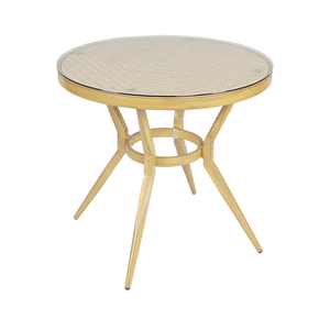 Tables de salle à manger modernes en osier pour meubles de jardin【RC-30171-TT】