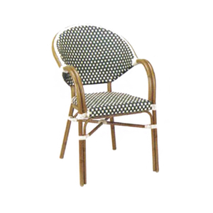 Table pour le café en aluminium en osier Restaurant Chaise de meubles de restaurant Bc-08013